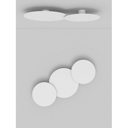 Collide Wand- oder Deckenleuchte von Rotaliana