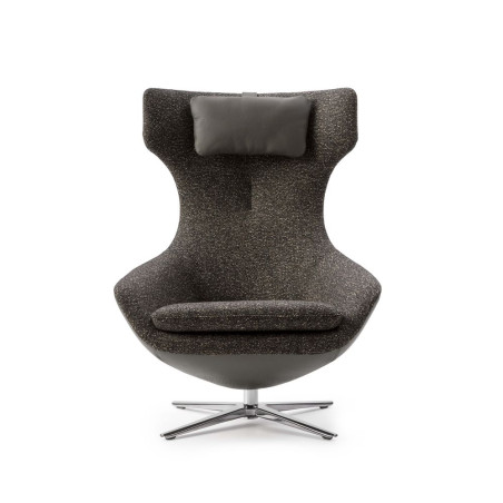 caruzzo Sessel leolux wohndesign berlin Primo Ampio Front mit Kissen