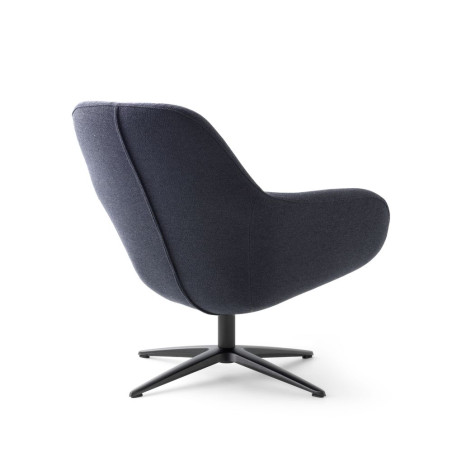 Sessel Spot One wohndesign Berlin Stoff dunkelblau Rückseite