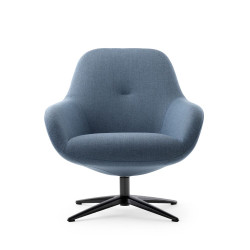 Sessel Spot One wohndesign Berlin Stoff hellblau front