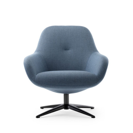Sessel Spot One wohndesign Berlin Stoff hellblau front