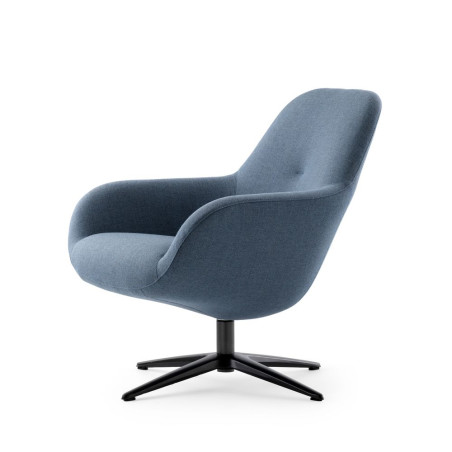 Sessel Spot One wohndesign Berlin Stoff hellblau Seite
