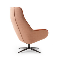 Sessel Spot Two Pode wohndesign Berlin, Stoff rot und rosa