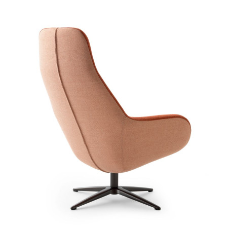 Sessel Spot Two Pode wohndesign Berlin, Stoff rot und rosa
