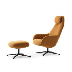 Sessel Spot Two Pode wohndesign Berlin, Stoff orange