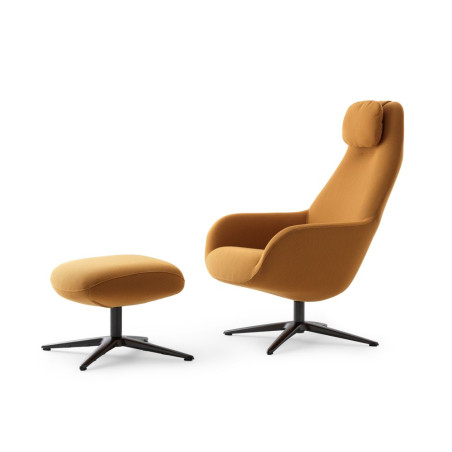 Sessel Spot Two Pode wohndesign Berlin, Stoff orange