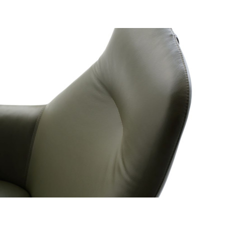 Sessel Spot Two Pode wohndesign Berlin, Leder grün