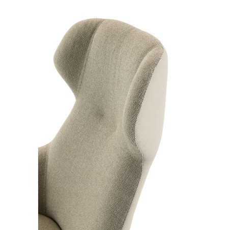 Sessel Spot three Pode Leolux wohndesign berlin Stoff Leder hell Ohren