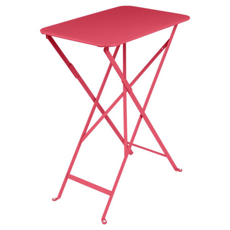 klappbarer, wetterfester Bistrotisch 37cm x 57cm aus Metall von Fermob in Rosalie