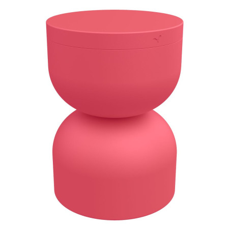 Piapolo Hocker von Fermob geschlossen wohndesign berlin Farbe rosalie