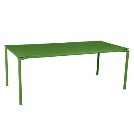 Tisch Calvi in 195cm x 95cm von Fermob in frisches Grün