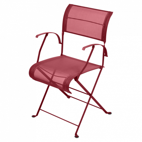 Klappstuhl Dune mit Armlehne von Fermob in Chili