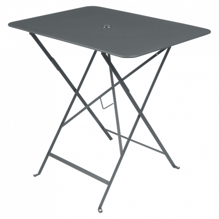 Wetterfeste Bistrotische 77 x 57 cm klappbar Metall fermob gewitter grau