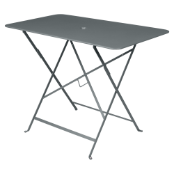 Wetterfester Tisch Bistro in 97cm x 57cm von Fermob in Gewittergrau