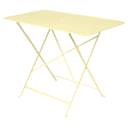 Wetterfester Tisch Bistro in 97cm x 57cm von Fermob in Zitronensorbet