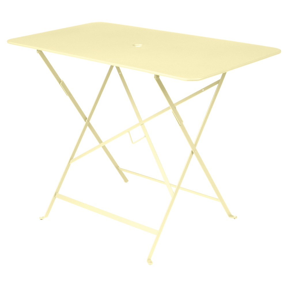 Wetterfester Tisch Bistro in 97cm x 57cm von Fermob in Zitronensorbet