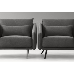 Position der Couchfüße von Sofa Costura von Stua