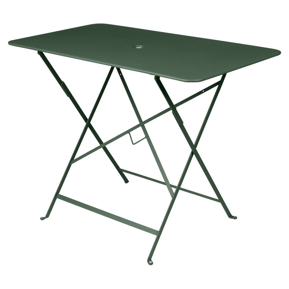 Wetterfester Tisch Bistro in 97cm x 57cm von Fermob in Zedergrün