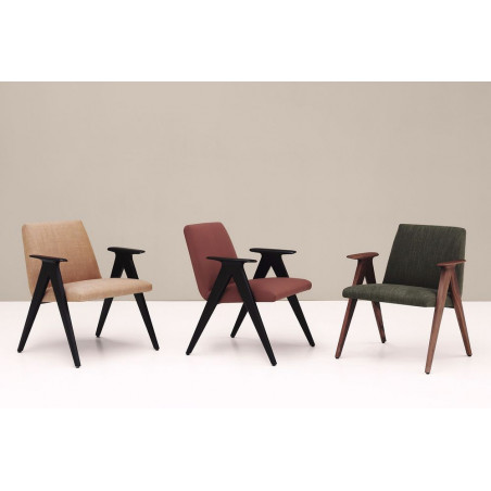 3 Sessel Libera in verschiedenen Ausführungen von Stua