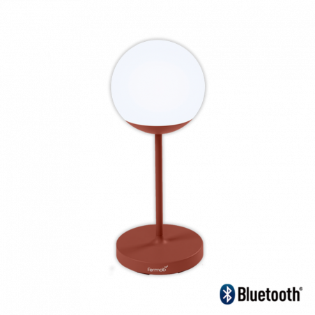 Akku große Tischleuchte Mooon! von Fermob Höhe 63 cm mit zwei Lichtfarben