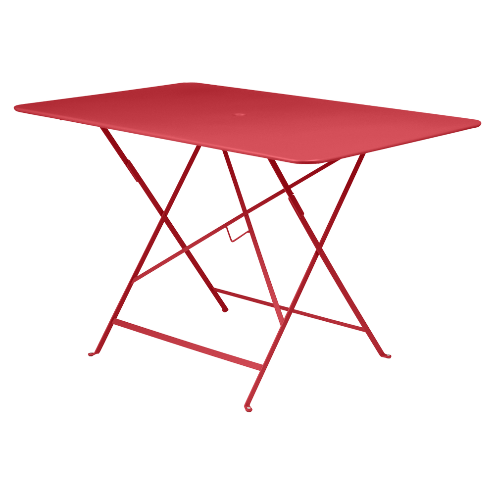 Wetterfester Tisch Bistro in 117cm x 77cm von Fermob in Mohnrot