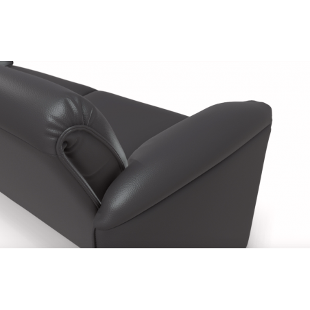 Sofa Bora Bora von Leolux in schwarz