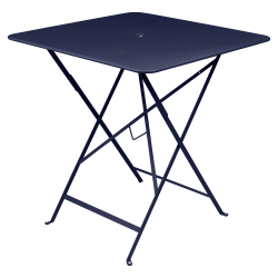 Wetterfester Tisch Bistro in 71cm x 71cm von Fermob in Abyssblau