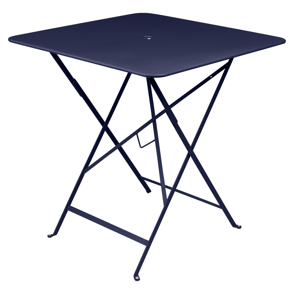 Wetterfester Tisch Bistro in 71cm x 71cm von Fermob in Abyssblau
