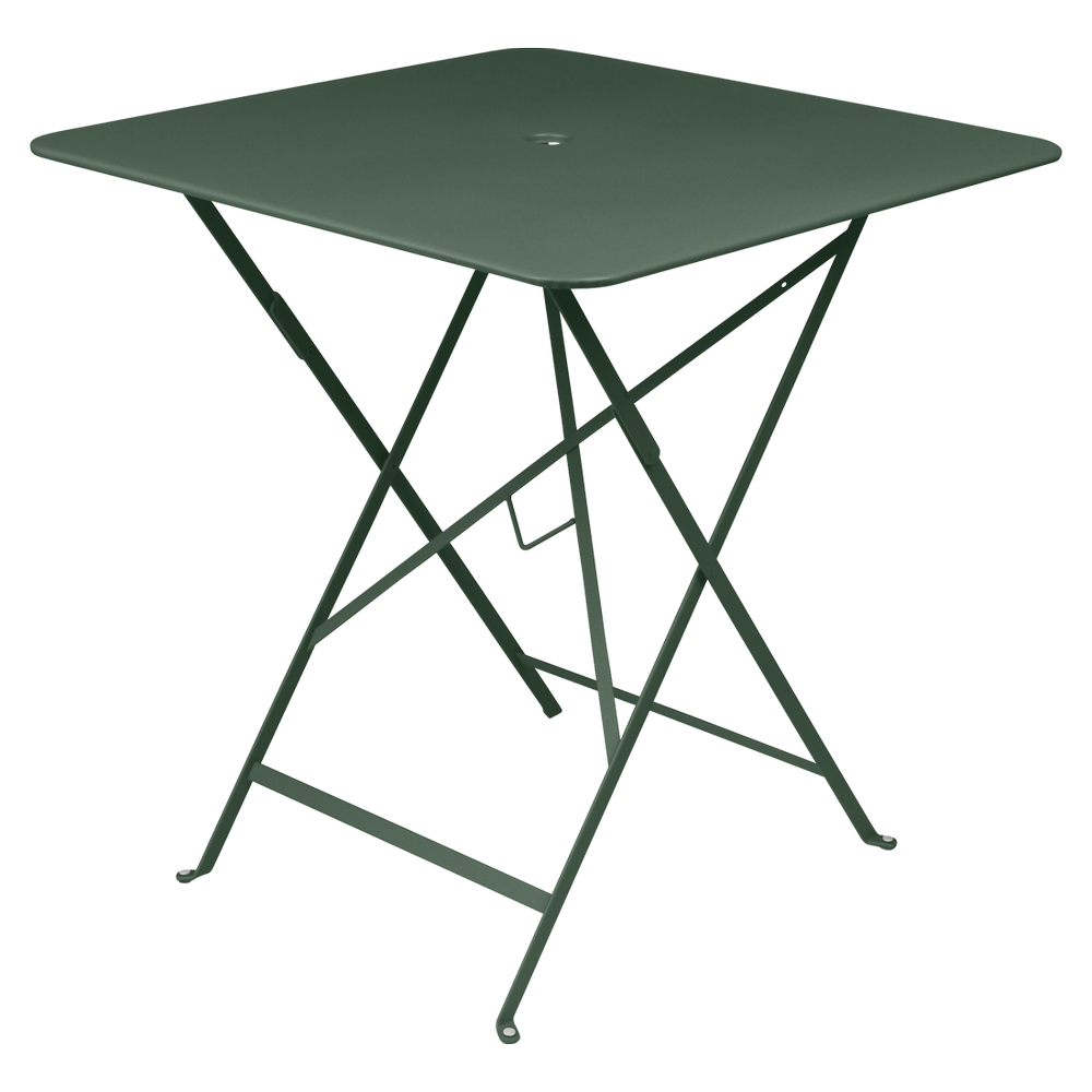 Wetterfester Tisch Bistro in 71cm x 71cm von Fermob in Zederngrün