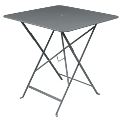Wetterfester Tisch Bistro in 71cm x 71cm von Fermob in Gewittergrau