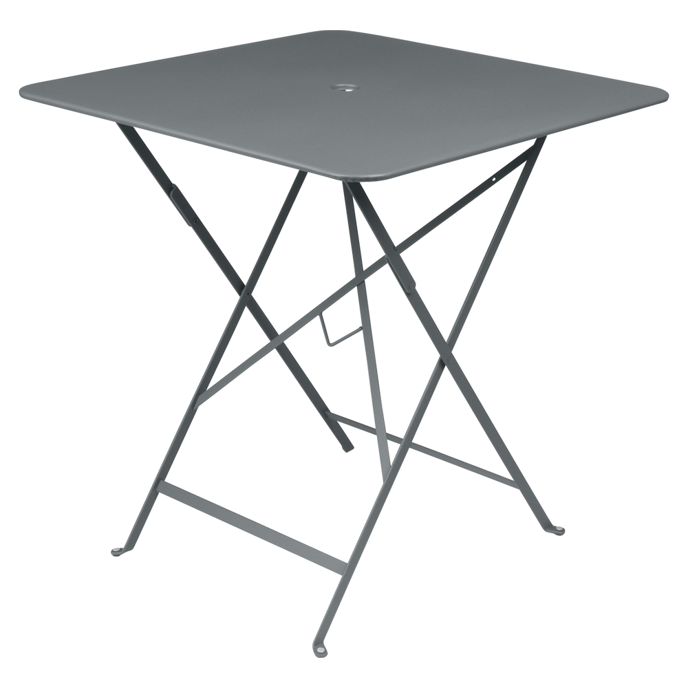 Wetterfester Tisch Bistro in 71cm x 71cm von Fermob in Gewittergrau