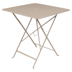 Wetterfester Tisch Bistro in 71cm x 71cm von Fermob in Muskat