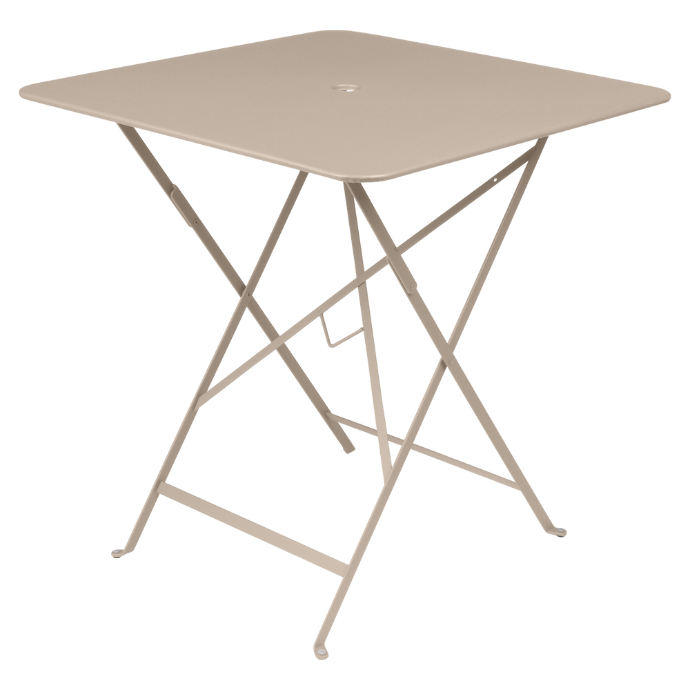 Wetterfester Tisch Bistro in 71cm x 71cm von Fermob in Muskat