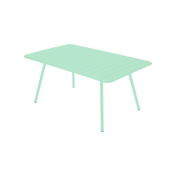 Wetterfester Tisch Luxembourg aus Aluminium von Fermob in Opalgrün