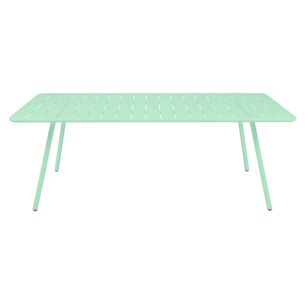 Wetterfester Tisch Luxembourg aus Aluminium von Fermob in Opalgrün
