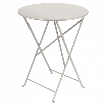Bistrotisch rund ø 60cm von Fermob in Lehmgrau