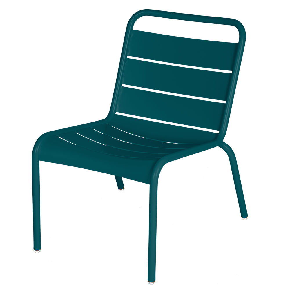Kleiner Lounge-Stuhl Luxembourg von Fermob in Acapulcoblau