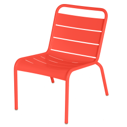 Kleiner Lounge-Stuhl Luxembourg von Fermob in Capucine