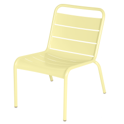 Kleiner Lounge-Stuhl Luxembourg von Fermob in Zitronensorbet