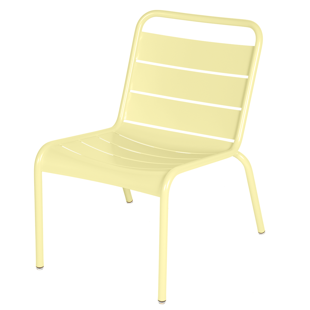 Kleiner Lounge-Stuhl Luxembourg von Fermob in Zitronensorbet