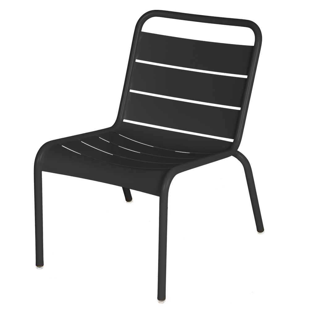 Kleiner Lounge-Stuhl Luxembourg von Fermob in Anthrazit