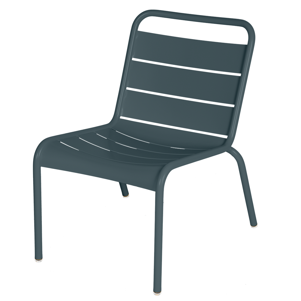 Kleiner Lounge-Stuhl Luxembourg von Fermob in Gewittergrau