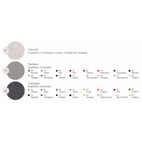 Stoffe für das Outdoorsofa Bellevie von Fermob Eckmodul links