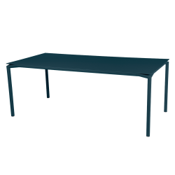 Tisch Calvi in 195cm x 95cm von Fermob in Acapulcoblau