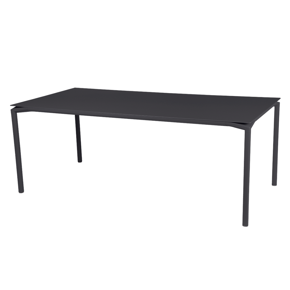 Tisch Calvi in 195cm x 95cm von Fermob in Anthrazit