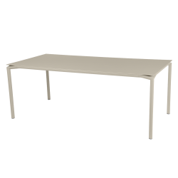Tisch Calvi in 195cm x 95cm von Fermob in Lehmgrau