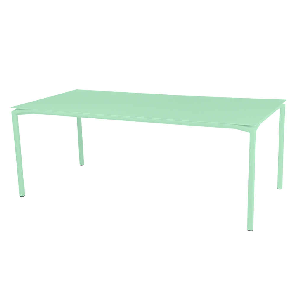 Tisch Calvi in 195cm x 95cm von Fermob in Opalgrün