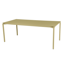 Tisch Calvi in 195cm x 95cm von Fermob in Lindgrün
