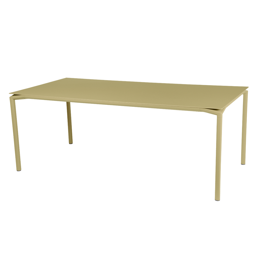 Tisch Calvi in 195cm x 95cm von Fermob in Lindgrün