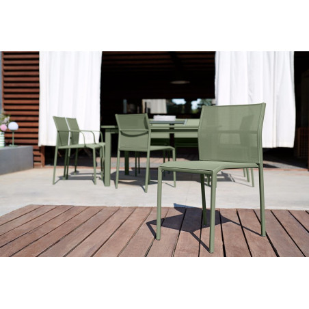 Cadiz Stuhl Fermob ohne Armlehnen Kaktus terrasse